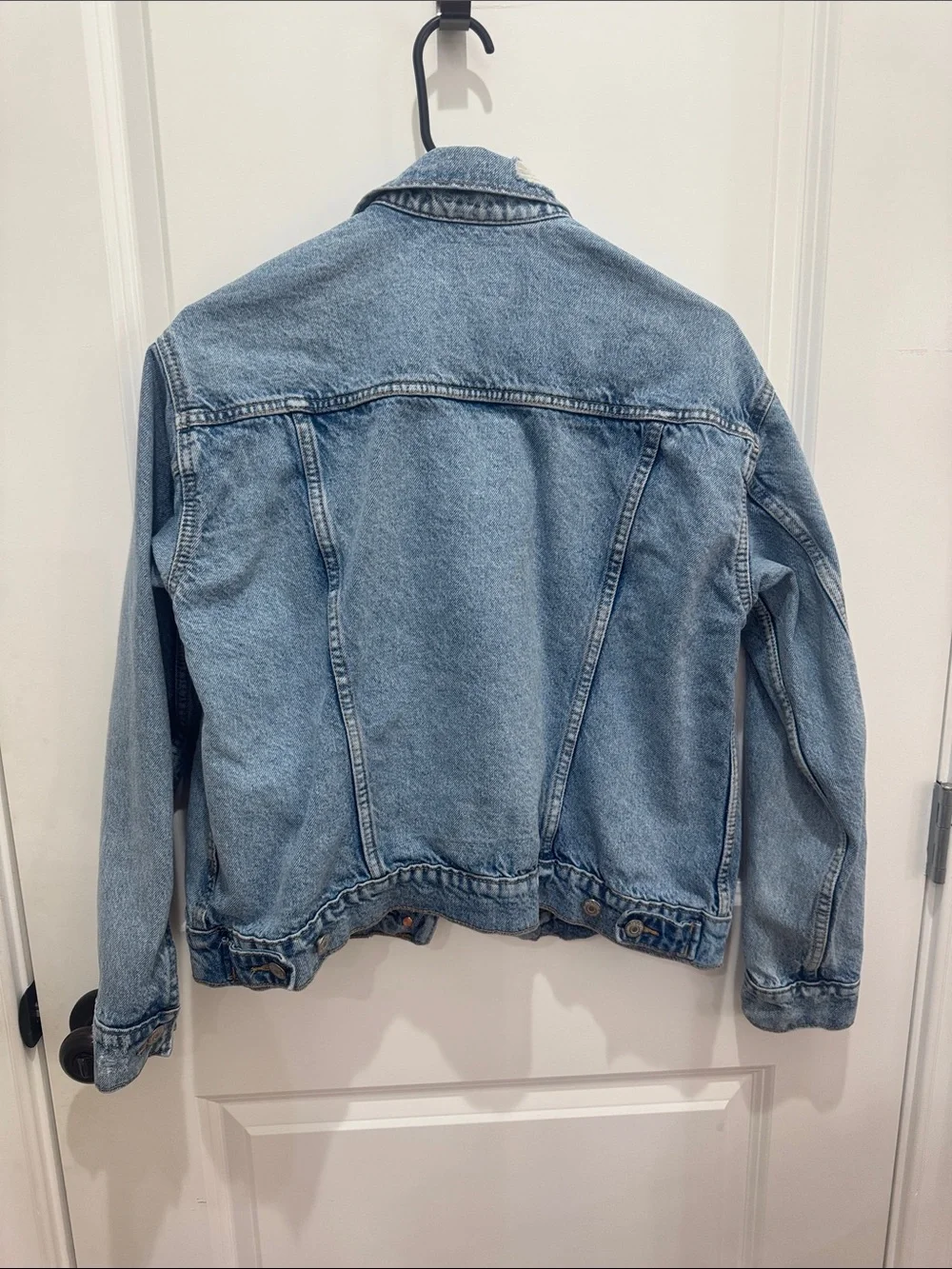 Old Navy Light Blue Distressed Kids Denim Jacket